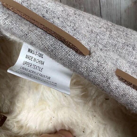 SONOMA FLEECE slipper - Womens 9 - Picture 8 of 8